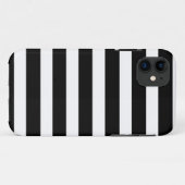 Coques Case-Mate iPhone ZÈBRE BARRÉ ! (une conception rayée noire et (Dos (Horizontal))