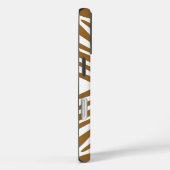 Coques Case-Mate iPhone Zèbre Brown à sucre neutre (Verso / Droite)