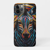 Coques Case-Mate iPhone Zèbre de la mosaïque (Dos)