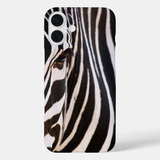 Coques Case-Mate iPhone Zèbre rayé noir et blanc (Verso)