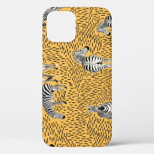 Coques Case-Mate iPhone Zèbre rayures : arrière - plan sans couture dessin (Verso)