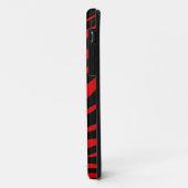 Coques Case-Mate iPhone zèbre rouge (Dos/Gauche)