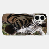 Coques Case-Mate iPhone zèbre souriant (Verso (horizontal))