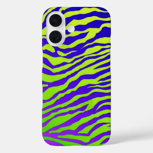 Coques Case-Mate iPhone Zèbre vert (Verso)
