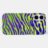 Coques Case-Mate iPhone Zèbre vert (Verso (horizontal))