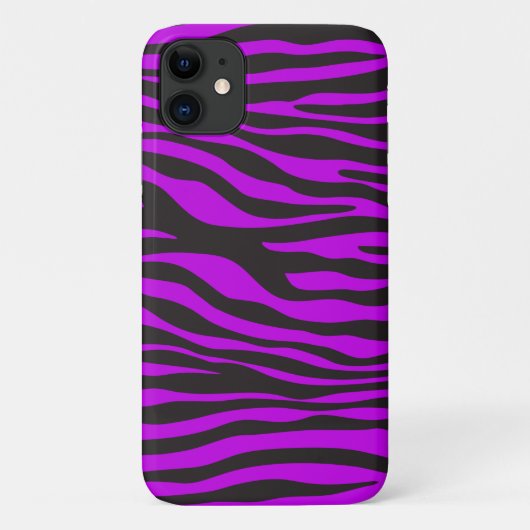 Coques Case-Mate iPhone Zèbre, Zèbre, Zèbre, Zèbre Violet, Jungle (Dos)
