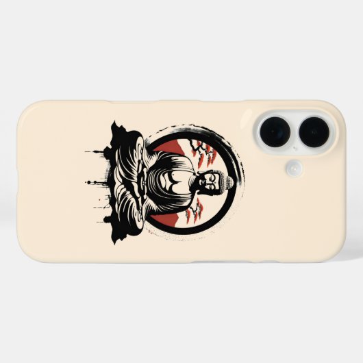 Coques Case-Mate iPhone Zen Bouddha Japonais (Verso (horizontal))