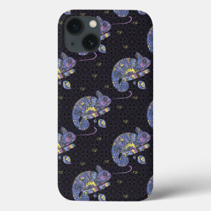 Etui iPhone 13 Zentangle Lizard