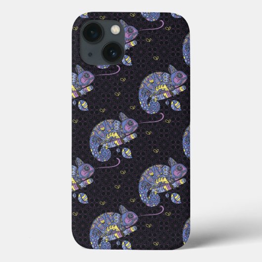 Coques Case-Mate iPhone Zentangle Lizard (Verso)