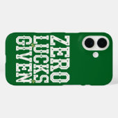 Coques Case-Mate iPhone Zéro chance donnée drôle de Saint-Patrick irlandai (Verso (horizontal))