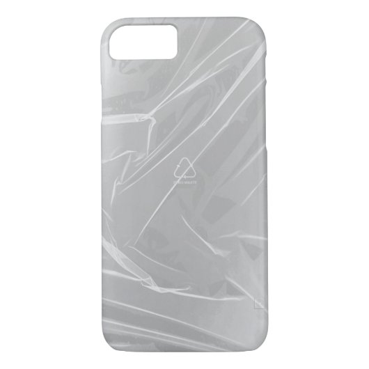Coques Case-Mate iPhone Zéro déchets (argent de l'océan) (Dos)