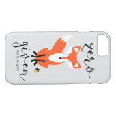Coques Case-Mate iPhone Zero Fox Donné Funny Pun Personnalisé (Dos (Horizontal))