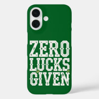 Zero Lucks Donné Funny St Patrick's Day Irlandais