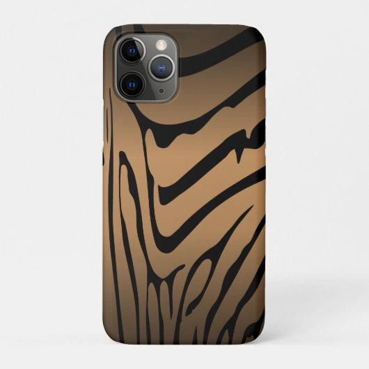 Coques Case-Mate iPhone Zesty Zebra Brown (Dos)