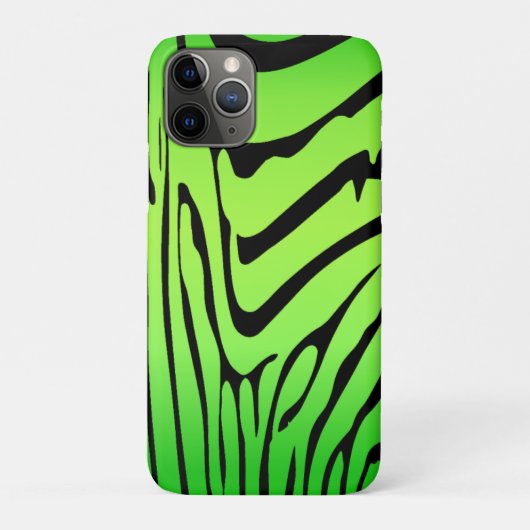 Coques Case-Mate iPhone Zesty Zebra Green (Dos)