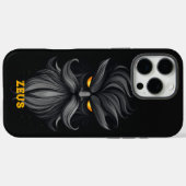 Coques Case-Mate iPhone Zeus Black en colère (Verso (horizontal))
