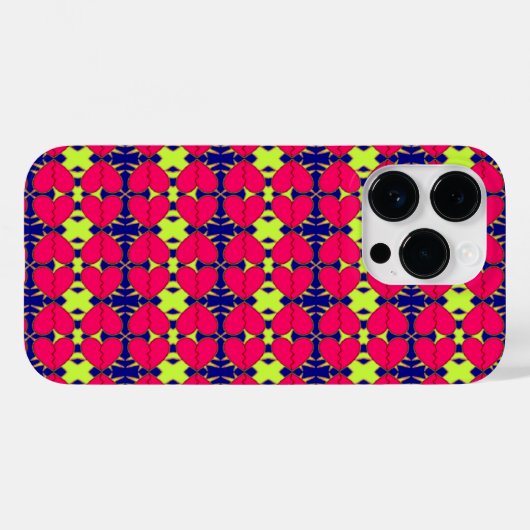 Coques Case-Mate iPhone Zig-Zag Coeurs brisés (Verso (horizontal))