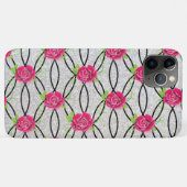Coques Case-Mate iPhone Zig Zag Motif, fleur (Dos (Horizontal))