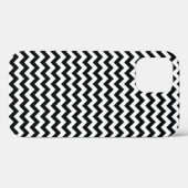 Coques Case-Mate iPhone Zig Zag noir et blanc Chevron (Verso (horizontal))