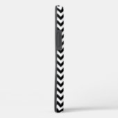 Coques Case-Mate iPhone Zig Zag noir et blanc Chevron (Verso / Droite)