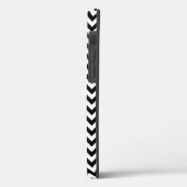 Coques Case-Mate iPhone Zig Zag noir et blanc Chevron (Verso / Gauche)