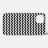 Coques Case-Mate iPhone Zig Zag noir et blanc Chevron (Verso (horizontal))