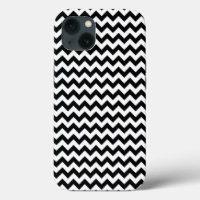 Zig Zag noir et blanc Chevron