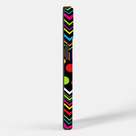 Coques Case-Mate iPhone Zig Zag & Points (Verso / Droite)