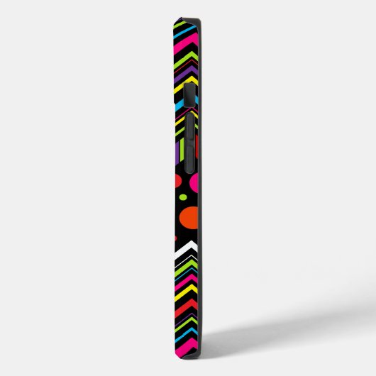 Coques Case-Mate iPhone Zig Zag & Points (Verso / Gauche)