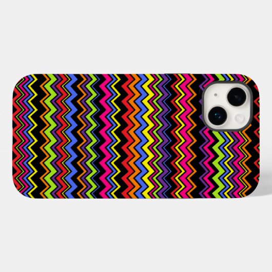 Coques Case-Mate iPhone Zig-Zags (Verso (horizontal))