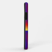 Coques Case-Mate iPhone Zigzag Blue & Orange, nom  (Dos/Droite)