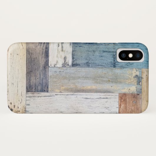 Coques Case-Mate iPhone zigzag bois rustique design motif (Dos (Horizontal))