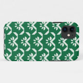 Coques Case-Mate iPhone Zigzag floral vert (Dos (Horizontal))