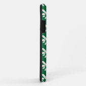 Coques Case-Mate iPhone Zigzag floral vert (Dos/Droite)
