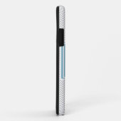 Coques Case-Mate iPhone ZigZag gris simple (Dos/Droite)