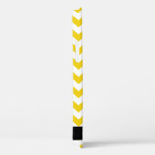 Coques Case-Mate iPhone Zigzag Jaune, Chevron Jaune, Votre Nom (Verso / Droite)