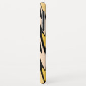 Coques Case-Mate iPhone Zigzag jaune et noir Abstrait Chevron (Dos/Gauche)