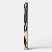 Coques Case-Mate iPhone Zigzag jaune et noir Abstrait Chevron (Verso / Gauche)