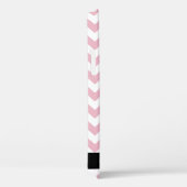 Coques Case-Mate iPhone Zigzag Rose, Chevron Rose, Motif Vague, Votre Nom (Verso / Droite)