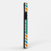 Coques Case-Mate iPhone Zigzag, une tribu dynamique de Peacock (Dos/Droite)