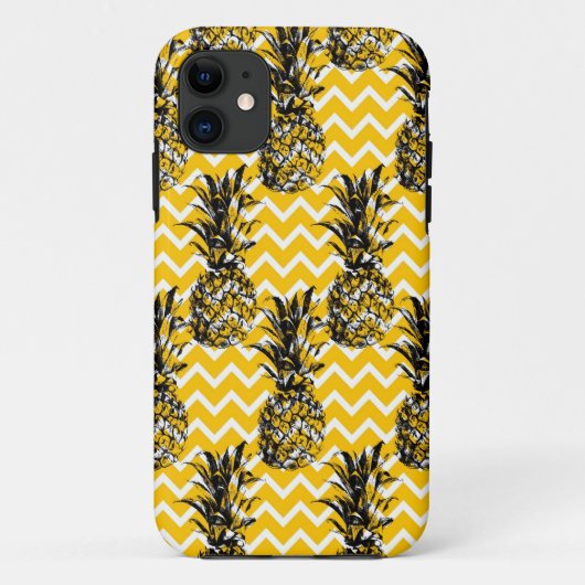 Coques Case-Mate iPhone Zigzags d'ananas (Dos)