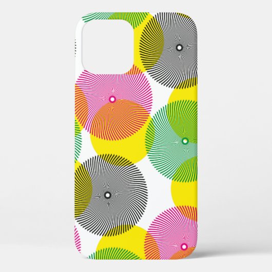 Coques Case-Mate iPhone Zigzags de brosse : Motif à main (Verso)