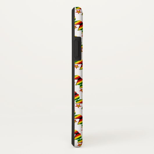 Coques Case-Mate iPhone ZIMBABWE Monogram Christian (Dos/Droite)
