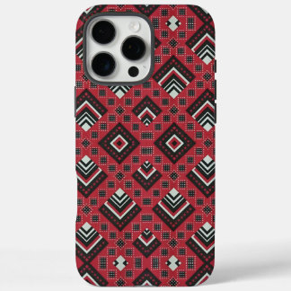 Coques iPhone 16 Pro Max Zimbabwean Retso African Retro Mudcloth Print