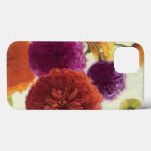 Coques Case-Mate iPhone Zinnias purs de palette (Verso (horizontal))