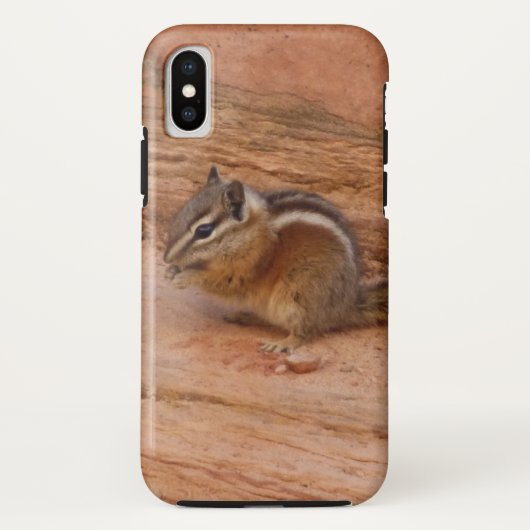 Coques Case-Mate iPhone Zion Chipmunk sur Red Rocks (Dos)