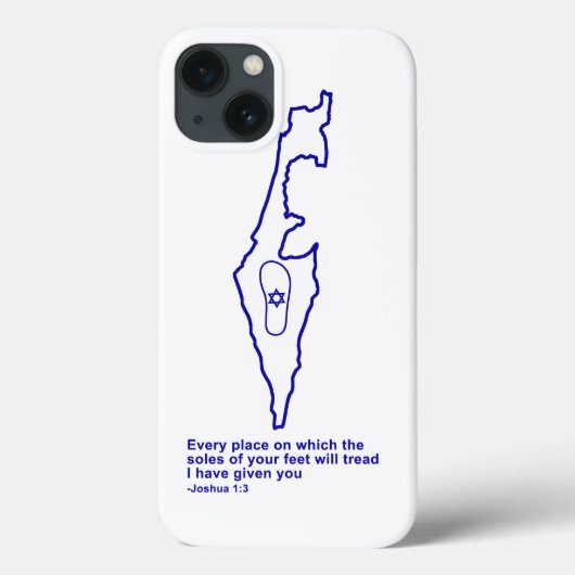 Coques Case-Mate iPhone Zo Artzeinu - Joshua 1:3 (Verso)