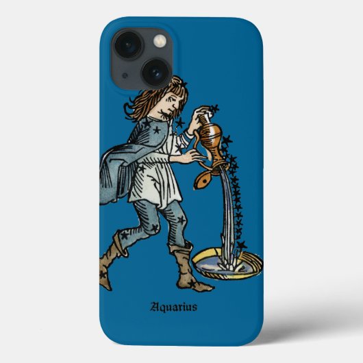 Coques Case-Mate iPhone Zodiaque : Aquarius, 1482 (Verso)