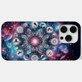Coques Case-Mate iPhone Zodiaque cosmique-Symboles astrologiques-Design co (Verso (horizontal))