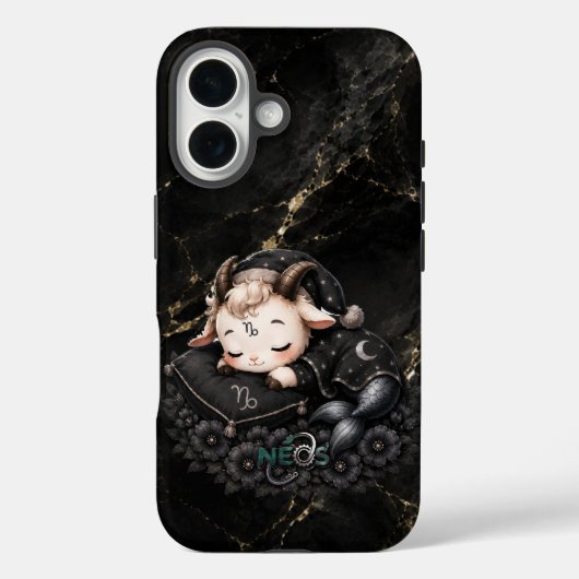 Coques Case-Mate iPhone Zodiaque Kawaii Neos Capricorne (Verso)